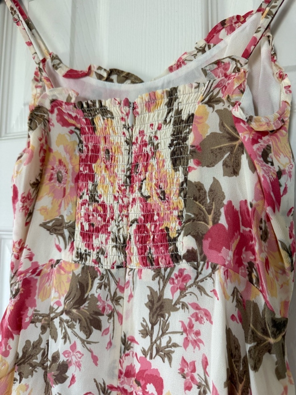 Reformation Cassandra Pink Floral Midi Dress Size 2 NWT - Picture 8 of 16